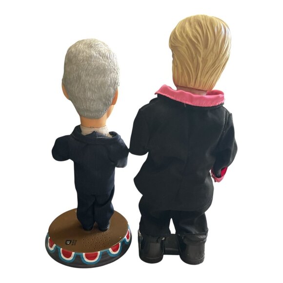 Gemmy Bill & Hillary Clinton Animated Talking Dancing Figures 2005 Tested Works - Picture 4 of 6